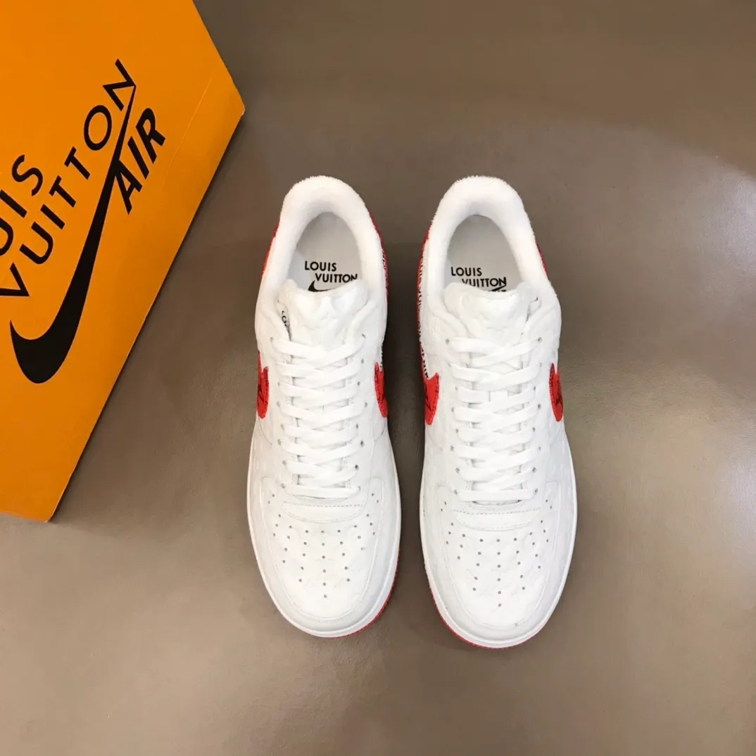 Men's shoes 💰p420 "*OUIS *UITTO*" x OFF-WHITE x Nike tripartite collaboration! Trendy and cool men's casual sports shoes with unrivaled color matching. The design idea basically continues the style of THE TEN. The Swoosh line and tongue label have a very familiar visual effect and are both fashionable and trendy! A must-have for fashionistas! The effect on your feet is absolutely stunning! (The original drawer packaging accessories are complete) Code number 38-45